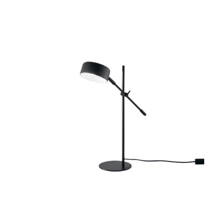FAN LDT-EIFFEL-NER Stolní lampa EIFFEL kov černá PUNTO LUCE nastavitelné 1 x E14 59,5 x 42 cm - FANEUROPE