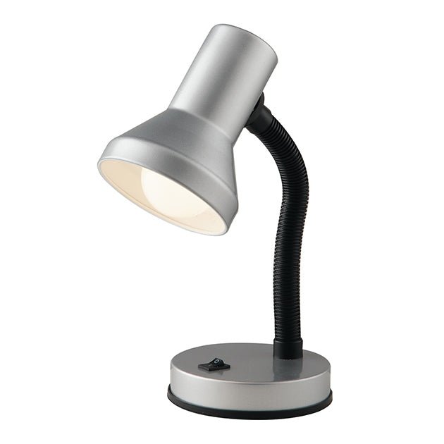 FAN LDT032-SILVER Stolní lampa LDT032 stříbrná 1 x E27 14,5 x 34,5 cm - FANEUROPE