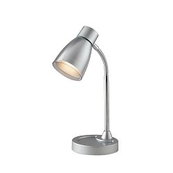 Obrázek pro produkt Stolní lampa LDT055ARK nastavitelné stříbrná 1 x E14 13,5 x 36 cm - FANEUROPE