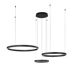 Obrázek pro produkt Závěsné svítidlo LED AKROBAT černá 120W 20620 lm CCT 40/60/80 x 150 cm - FANEUROPE