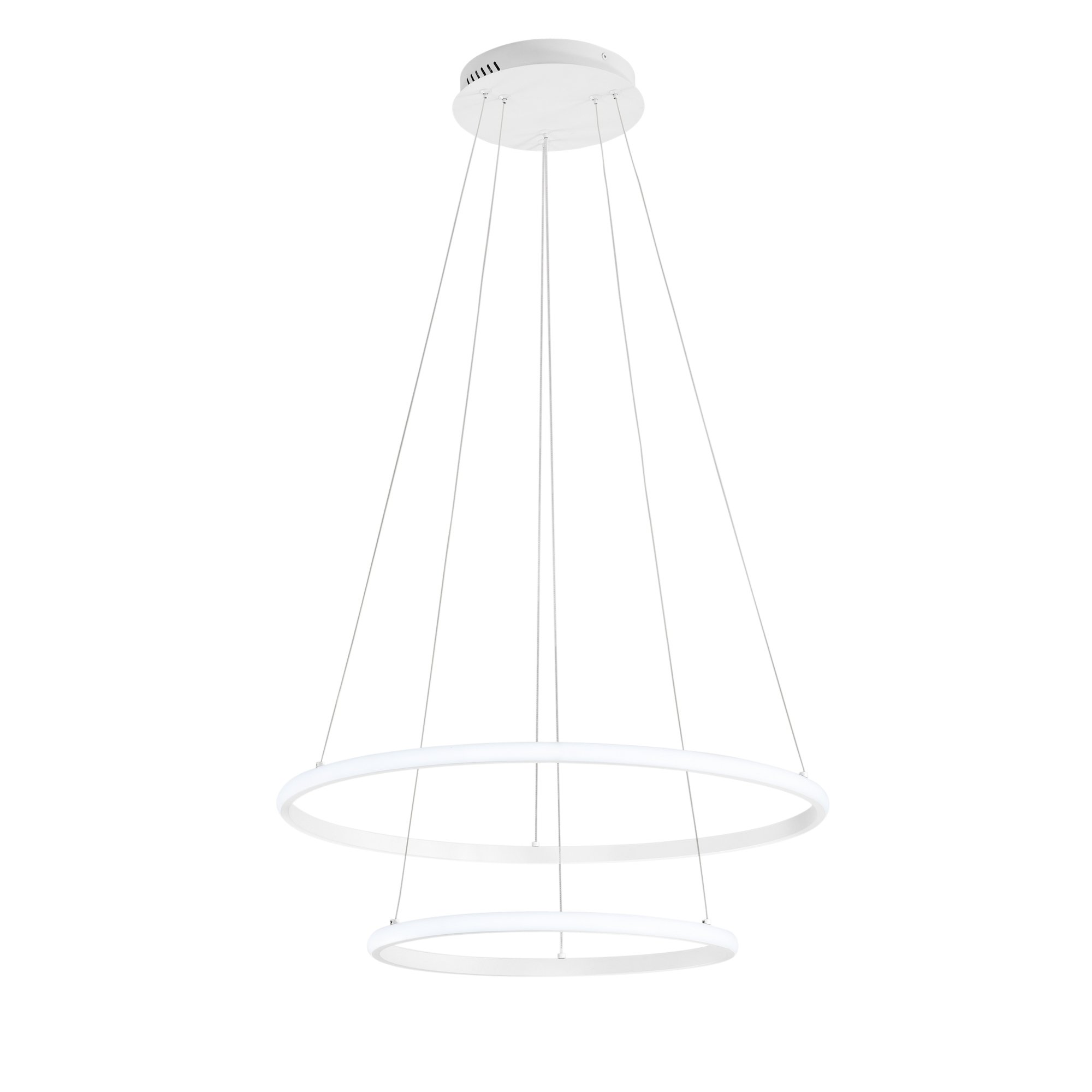 FAN LED-AXIS-S6040-SPI Závěsné LED svítidlo AXIS, bílá, 31 W, 3360 lm, RGB + CCT, dálkový ovladač, stmívatelné 60/40 x 150 cm - FANEUROPE