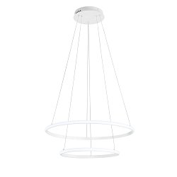 Obrázek pro produkt Závěsné LED svítidlo AXIS, bílá, 31 W, 3360 lm, RGB + CCT, dálkový ovladač, stmívatelné 60/40 x 150 cm - FANEUROPE
