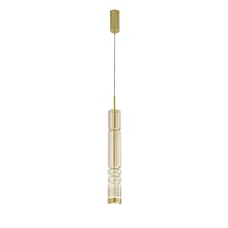 Obrázek pro produkt Závěsné LED svítidlo CROOKES jantar, 8 W, 800 lm, 3000 K, 8 x 234 cm - FANEUROPE