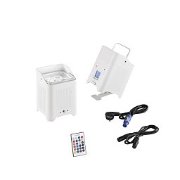Obrázek pro produkt Venkovní reflektor LED SHOW dobíjecí 6x18 W RGBW+UV Wi‑Fi Smart Tuya DMX 512 dálkové ovládání - FANEUROPE