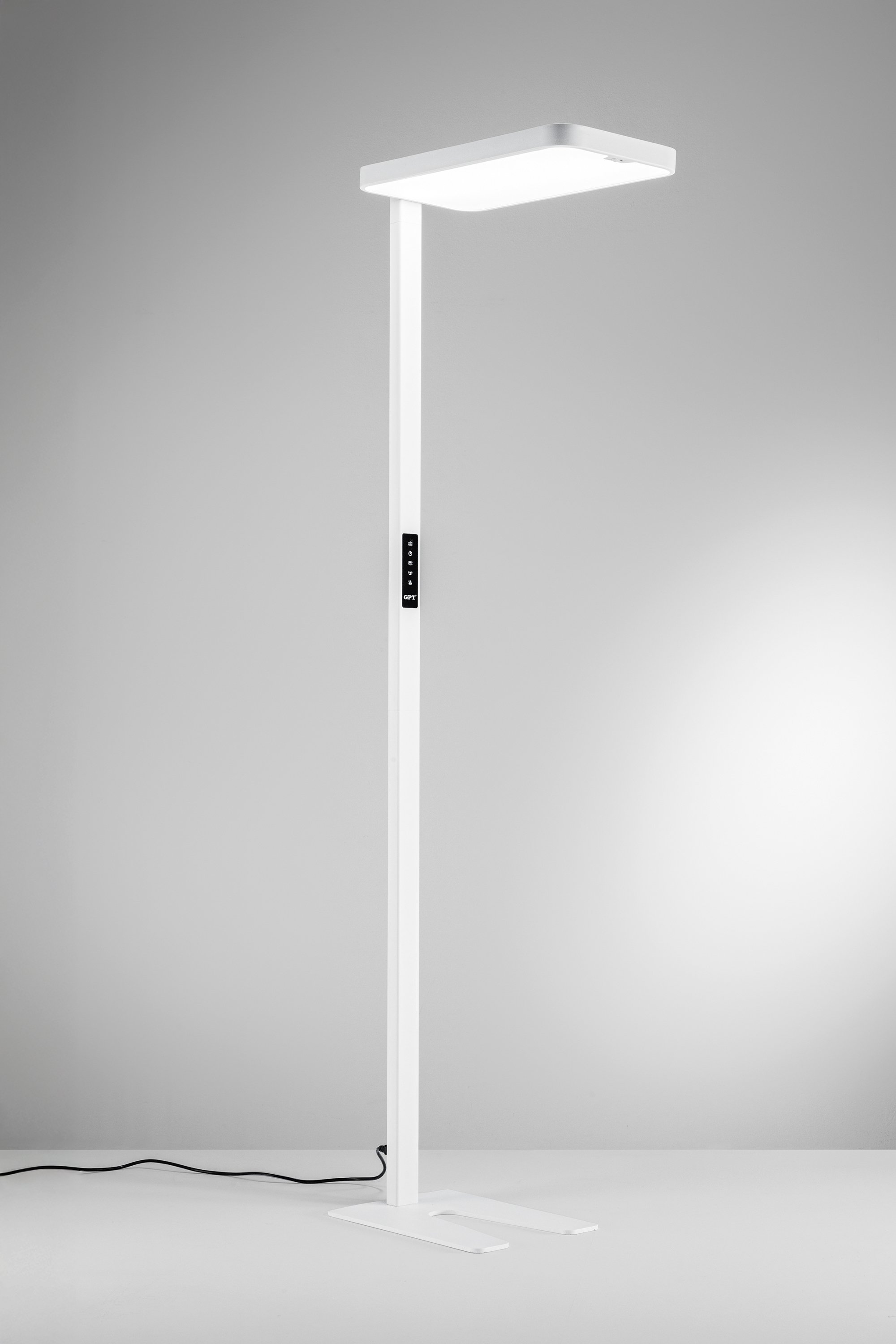 Obrázek produktu Stojací LED lampa Stewart (bílá) se senzorem a radiovým ovládáním 100 W, IP20 - FANEUROPE 2 Obrázek produktu Stojací LED lampa Stewart (bílá) se senzorem a radiovým ovládáním 100 W, IP20 - FANEUROPE 2