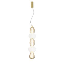 Obrázek pro produkt Závěsné svítidlo LED TOTEM zlatá 36 W 4000 lm 3000 K 17 x 241 cm - FANEUROPE