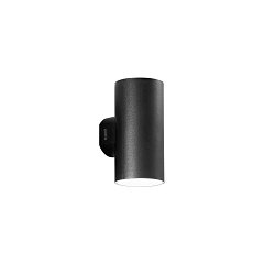 Obrázek pro produkt Venkovní nástěnné svítidlo LED POLO polykarbonát černá 2x8W 1960 lm CCT IP65 16,2x7,8x9,9 cm - FANEUROPE