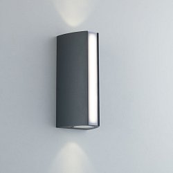 Obrázek pro produkt Venkovní nástěnné svítidlo LED RAY antracit hliník 14W 1490 lm CCT IP54 20x8,5x7,8 cm - FANEUROPE