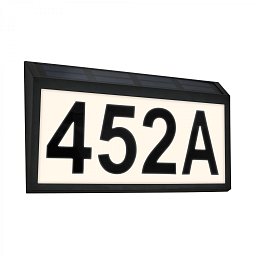 Obrázek pro produkt BRILONER LED solární svítidlo domovní číslo, soumrakový senzor, ochrana proti stříkající vodě 3797015