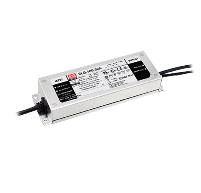 FAN I-DRIVER-ELG-100-24 Driver MW ELG konst.napětí IP67 DIMM výstup DC 24V 4A 100W vstup AC100-305V DC142-431V 19,9x6,3x3,5 cm - FANEUROPE