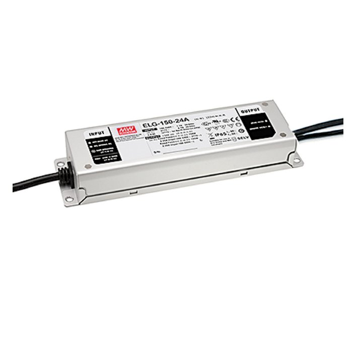 FAN I-DRIVER-ELG-150-24 Driver MW ELG konst.napětí IP67 DIMM výstup DC 24V 6,25A 150W vstup AC100-305V DC142-431V 21,9x6,3x3,5 cm - FANEUROPE