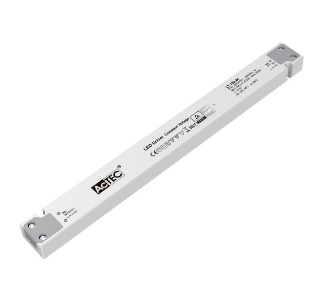 FAN I-DRIVER-LT-150-24 Driver ACTEC LT konst.napětí výstup DC 24V 6,25A 150W vstup AC220-240V 33,6x3x1,7 cm - FANEUROPE