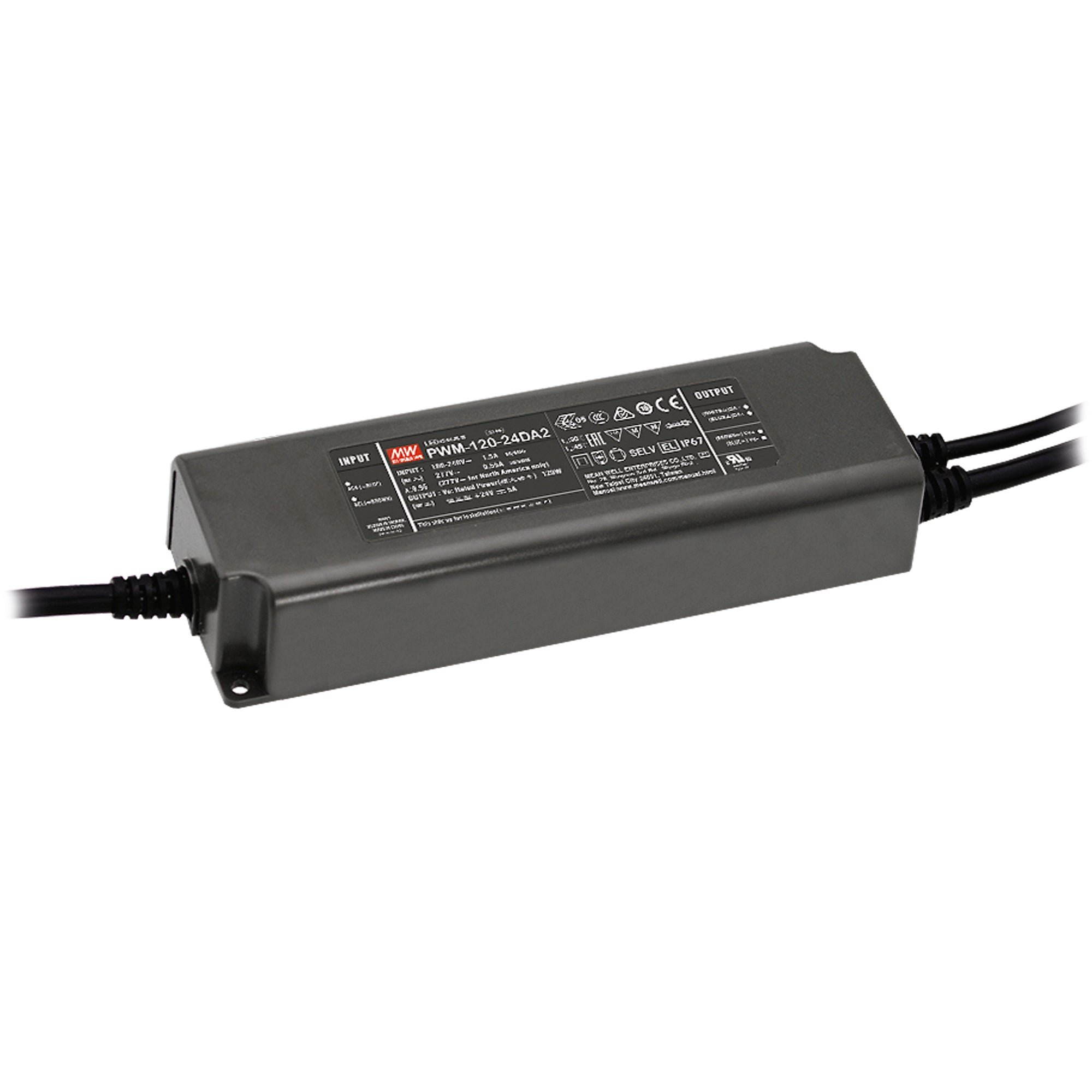 FAN I-DRIVER-PWM-120-24DA Driver PWM DALI2 24V DC 120W 5A vstup AC90-305V DC127-431V 19,1x6,3x3,75 cm - FANEUROPE