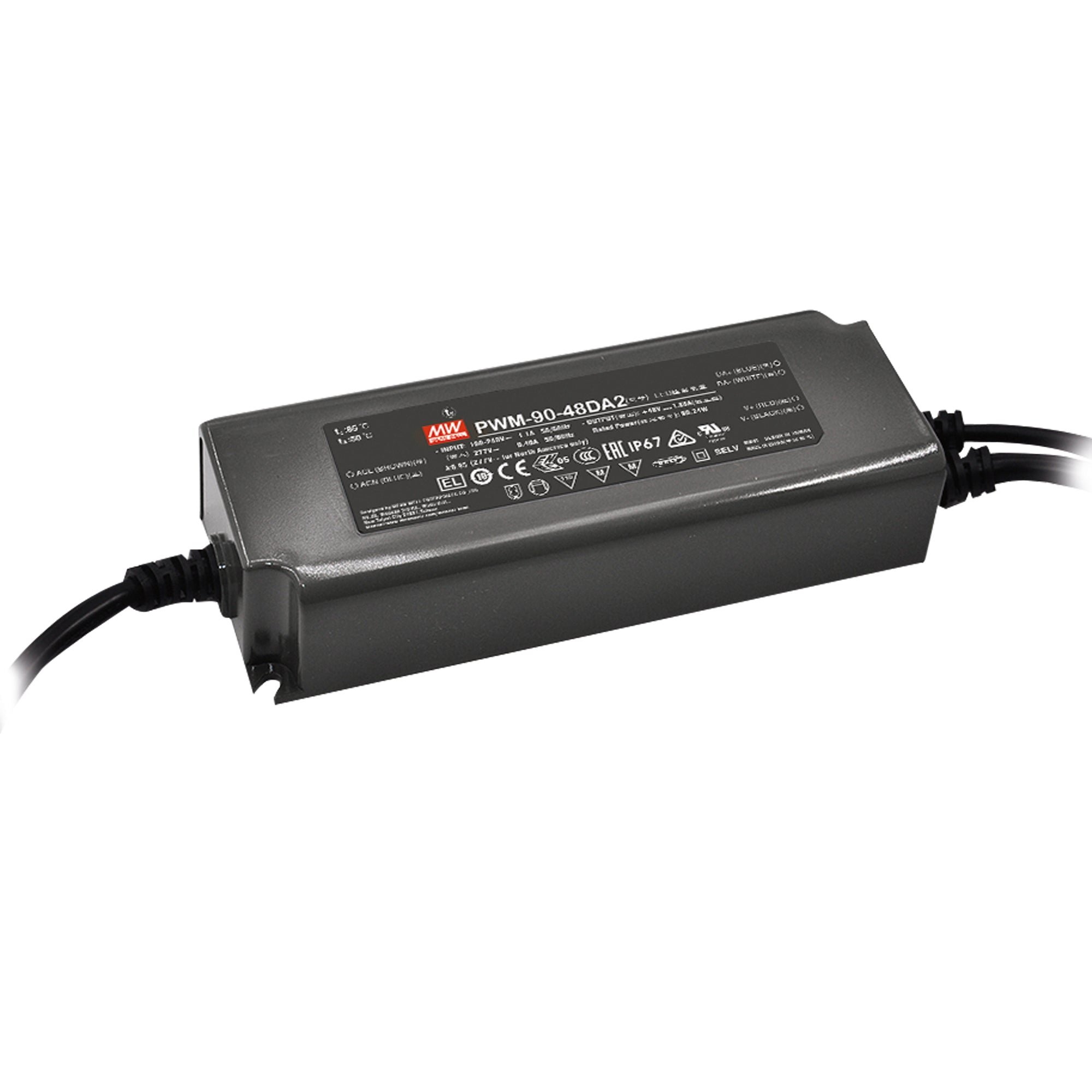 FAN I-DRIVER-PWM-60-24DA Driver PWM DALI2 24V DC 60W 2,5A vstup AC90-305V DC127-431V 15x5,3x5,3 cm - FANEUROPE