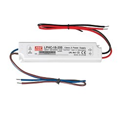 Obrázek pro produkt Driver MW LPH konst.napětí IP67 výstup DC 24V 0,75A 18W vstup AC180-264V DC254-370V 14x3x2,2 cm - FANEUROPE