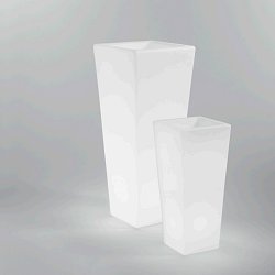Obrázek pro produkt Dobíjecí LED váza dobíjecí GECO bílá 4W 240LM RGBW stmívatelné IP65 vč.dálk.ovladače 90 x 38 cm - FANEUROPE