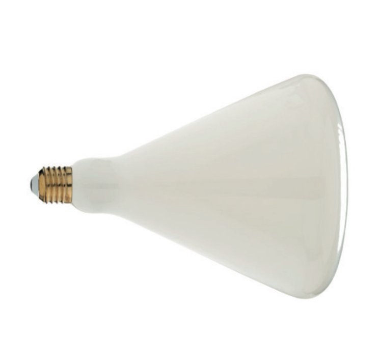 FAN I-LUXA-B-E27-LB160 Dekorativní LED žárovka LUXA LB160 bílá E27 8W 730LM 4000K 300° 160x215MM 15000h CRI80 - FANEUROPE