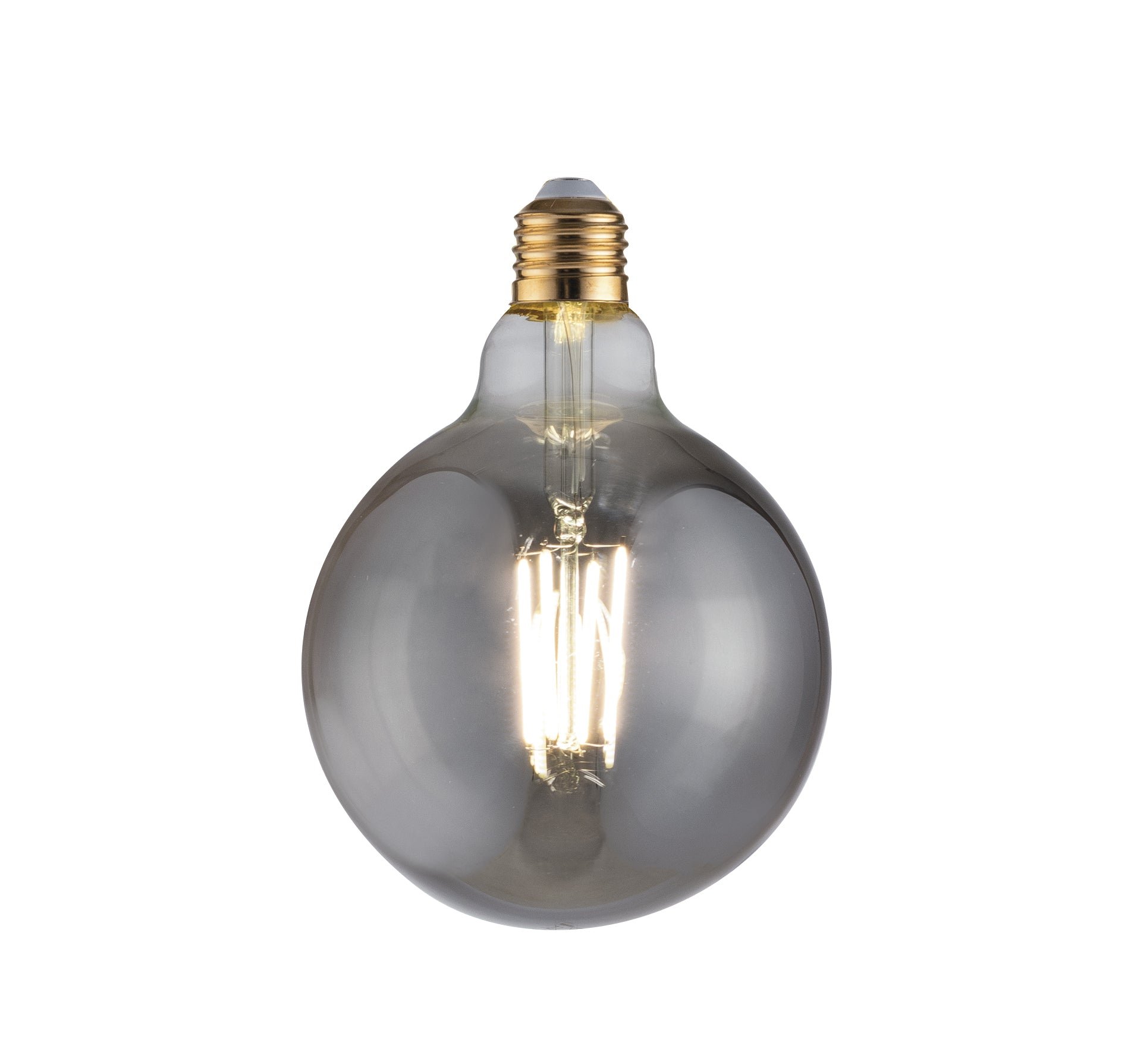 FAN I-LUXA-S-E27-G125 Dekorativní LED žárovka LUXA SMOKE E27 8W 150LM 1800K 300° 125x175MM 15000h CRI80 - FANEUROPE