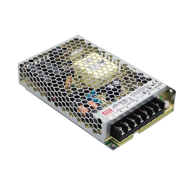 FAN STRIP-DRIVER12V-150W Driver MW LRS konst.napětí výstup DC 12V 12,5A 150W vstup AC85-132V DC170-264V 15,9x9,7x3 cm - FANEUROPE
