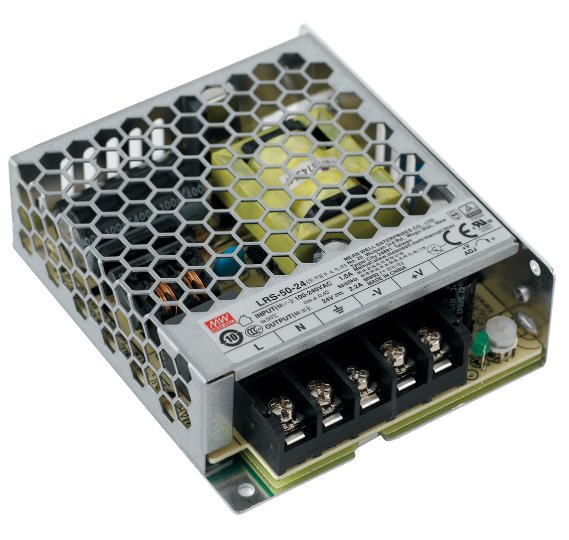 FAN STRIP-DRIVER12V-35W Driver MW LRS konst.napětí výstup DC 12V 3A 35W vstup AC85-264V DC120-373V 9,9x8,2x3 cm - FANEUROPE