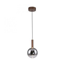 Obrázek pro produkt LED závěsné svítidlo BOWL, hnědé, 1-ramenné,stmívatelné, nastavitelná výška, SimplyDim, 2700K - PAUL NEUHAUS