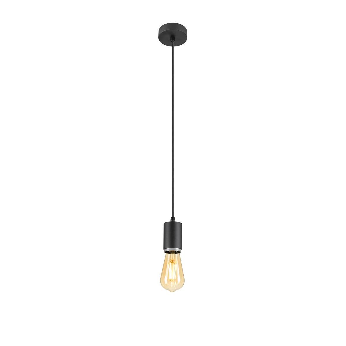 LA 1010285 LALU® závěsné svítidlo, patice E27, Mix&Match, délka závěsu 200 cm, 1 x max. 10 W, černá - BIG WHITE (SLV)