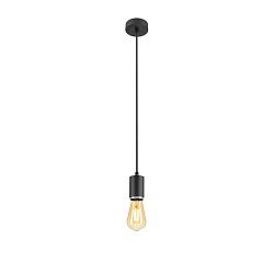 Obrázek pro produkt LALU® závěsné svítidlo, patice E27, Mix&Match, délka závěsu 200 cm, 1 x max. 10 W, černá - BIG WHITE (SLV)
