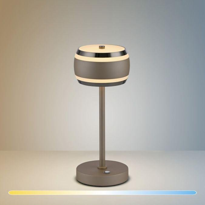 Obrázek produktu LED nabíjecí stolní lampa PURE Falling Rings, bronzová, dotykový stmívač, 2200-5000K - PAUL NEUHAUS 4 Obrázek produktu LED nabíjecí stolní lampa PURE Falling Rings, bronzová, dotykový stmívač, 2200-5000K - PAUL NEUHAUS 4