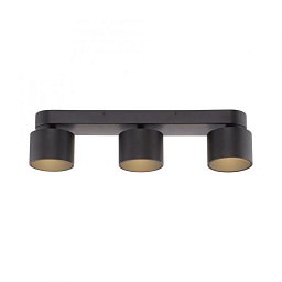 Obrázek pro produkt PURE Cup černá, 3 spoty, stmívatelné, otočné a nastavitelné 2700K - PAUL NEUHAUS