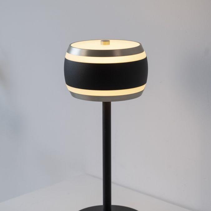 Obrázek produktu LED nabíjecí stolní lampa PURE Falling Rings, černá / metalická šedá , dotykový vypínač 2200-5000K - PAUL NEUHAUS 9 Obrázek produktu LED nabíjecí stolní lampa PURE Falling Rings, černá / metalická šedá , dotykový vypínač 2200-5000K - PAUL NEUHAUS 9