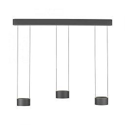 Obrázek pro produkt LED závěsné svítidlo PURE Clipse, šedá, dálkový ovladač, Comfort Lift, paměťová funkce 2200-5000K - PAUL NEUHAUS