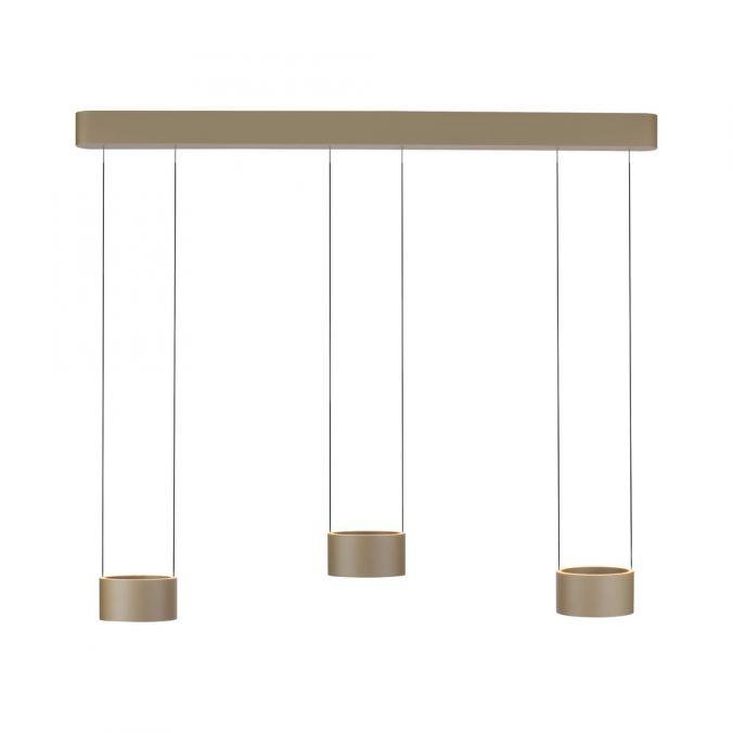 PN 2473-97 LED závěsné svítidlo PURE Clipse, bronzová, dálkový ovladač, Comfort Lift, paměťová funkce 2200-5000K - PAUL NEUHAUS