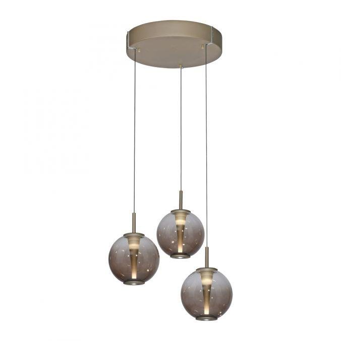 PN 2222-97 Závěsné svítidlo PURE E-Infinity bronz , elektricky nastavitelná výška, ovladač 2200-5000K - PAUL NEUHAUS