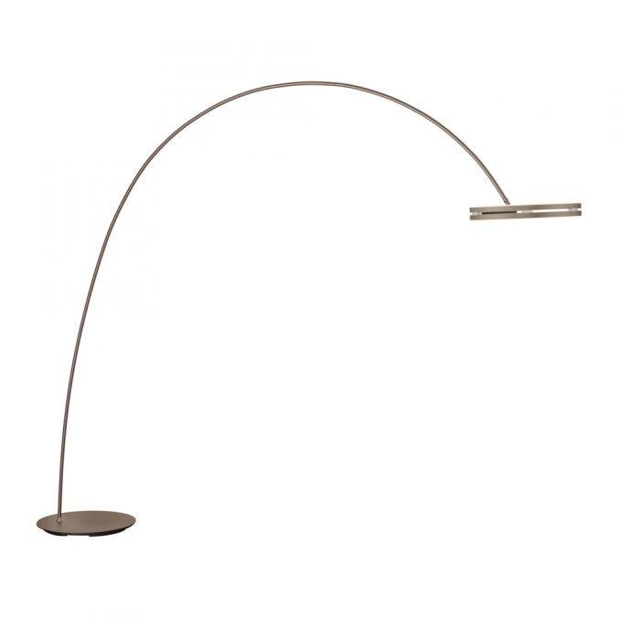 Levně PN 561-97 LED lampa do oblouku PURE Loop-Bow, bronzová, stojací svítidlo, stmívatelné, 2200-5000K - PAUL NEUHAUS