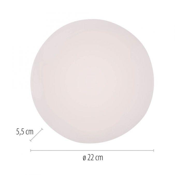 LD 14165-16 LED stropní svítidlo kruhové průměr 22cm bílé teplá bílá 3000K 3000K - JUST LIGHT (obrázek 6)