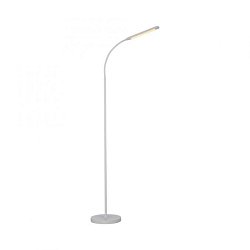 Obrázek pro produkt LED stojací svítidlo bílé 3 krokové CCT, dotykový stmívač, nastavitelná hlava 2700-5000K - JUST LIGHT