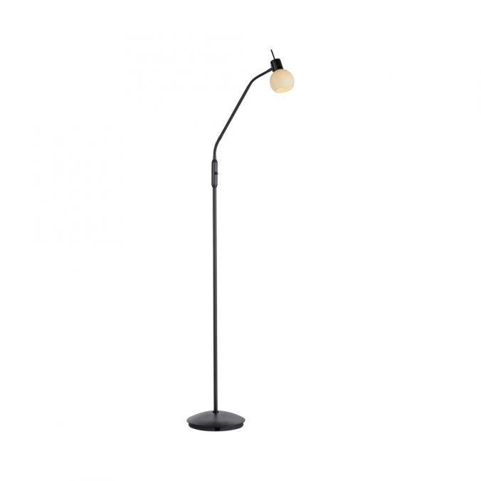LD 12157-18 LED stojací svítidlo černé, vypínač, flexibilní nastavitelné, do obývacího pokoje 3000K - JUST LIGHT