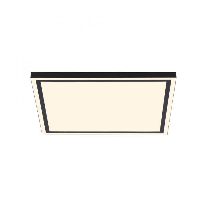 LED stropní svítidlo 45x45cm, černá, dálkové ovládání, CCT, ovládané přes aplikaci Tuya stmívatelné 2700-5000K - JUST LIGHT Obrázek produktu LED stropní svítidlo 45x45cm, černá, dálkové ovládání, CCT, ovládané přes aplikaci Tuya stmívatelné 2700-5000K - JUST LIGHT