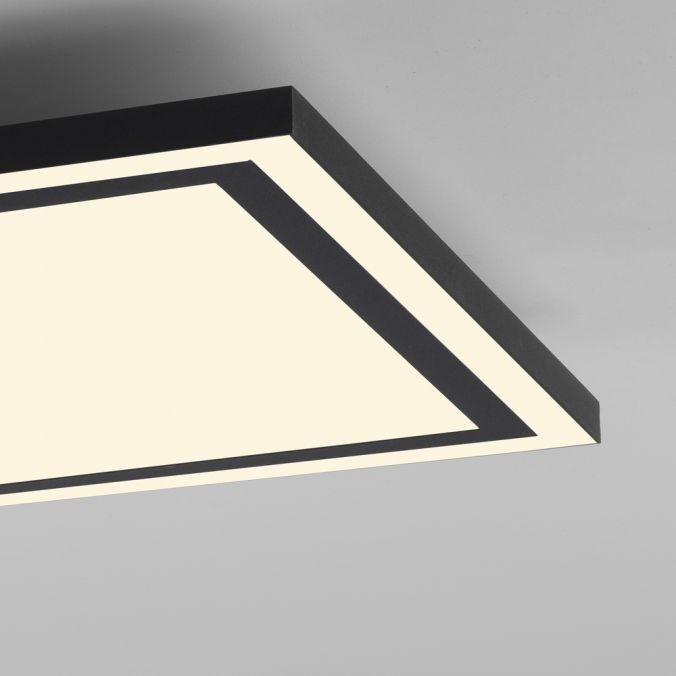 Obrázek produktu LED stropní svítidlo 45x45cm, černá, dálkové ovládání, CCT, ovládané přes aplikaci Tuya stmívatelné 2700-5000K - JUST LIGHT 5 Obrázek produktu LED stropní svítidlo 45x45cm, černá, dálkové ovládání, CCT, ovládané přes aplikaci Tuya stmívatelné 2700-5000K - JUST LIGHT 5