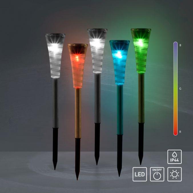 Obrázek produktu LED svítidlo zápich sada hra barev ochrana proti stříkající vodě solární RGB - JUST LIGHT 11 Obrázek produktu LED svítidlo zápich sada hra barev ochrana proti stříkající vodě solární RGB - JUST LIGHT 11