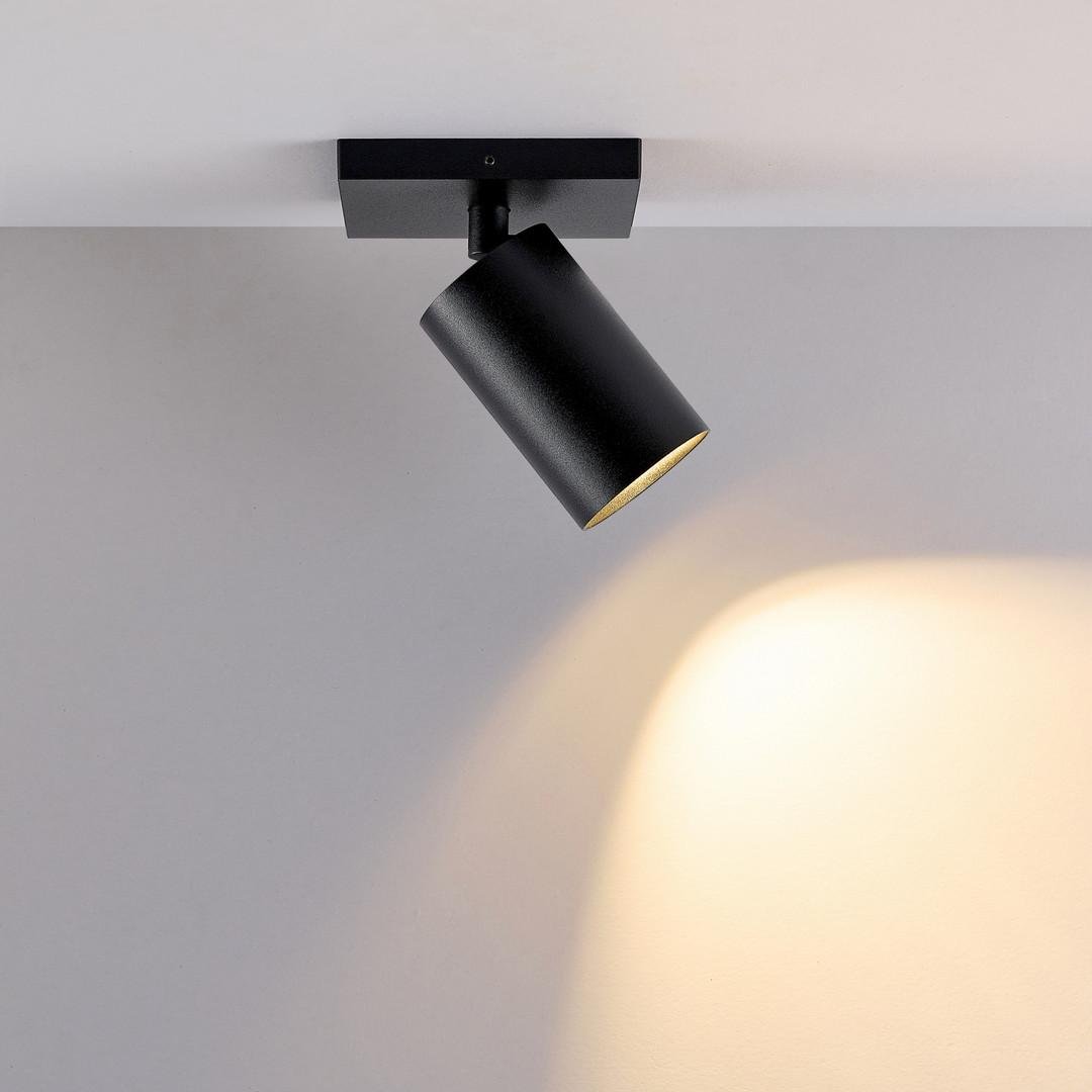 Obrázek produktu Deko-Light stropní přisazené svítidlo - Can Tilt hranatá základna, 1x 7,5 W GU10, černá - LIGHT IMPRESSIONS 4 Obrázek produktu Deko-Light stropní přisazené svítidlo - Can Tilt hranatá základna, 1x 7,5 W GU10, černá - LIGHT IMPRESSIONS 4