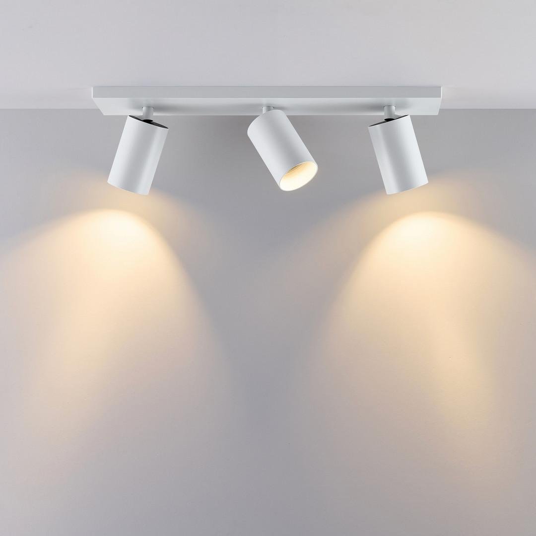 Obrázek produktu Deko-Light stropní přisazené svítidlo - Can Tilt hranatá základna, 3x 7,5 W GU10, bílá - LIGHT IMPRESSIONS 4 Obrázek produktu Deko-Light stropní přisazené svítidlo - Can Tilt hranatá základna, 3x 7,5 W GU10, bílá - LIGHT IMPRESSIONS 4