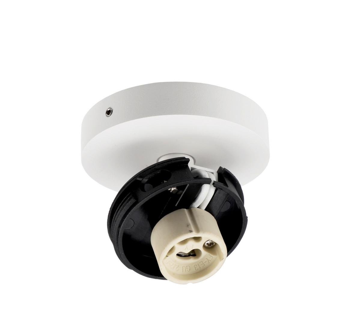 IMPR 348270 Deko-Light stropní přisazené svítidlo Can Tilt kulaté základna, 1x 7,5 W GU10, bílá - LIGHT IMPRESSIONS