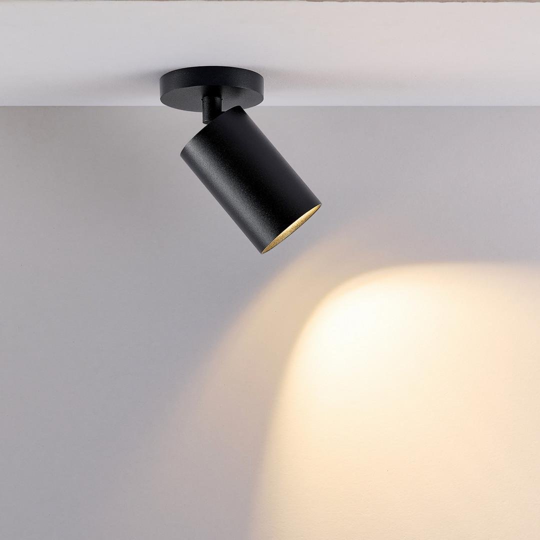 IMPR 348271 Deko-Light stropní přisazené svítidlo Can Tilt kulaté základna, 1x 7,5 W GU10, černá (obrázek 4)