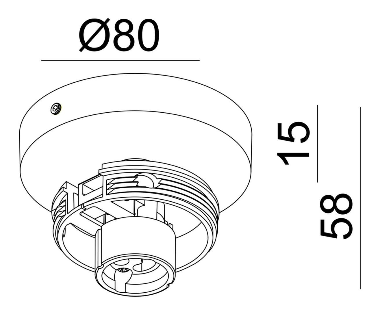 IMPR 348271 Deko-Light stropní přisazené svítidlo Can Tilt kulaté základna, 1x 7,5 W GU10, černá (obrázek 10)