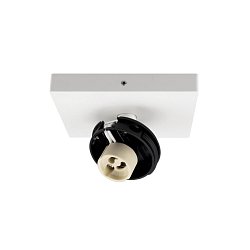 Obrázek pro produkt Deko-Light stropní přisazené svítidlo Can Tilt hranatá základna, 1x 7,5 W GU10, bílá - DEKOLIGHT