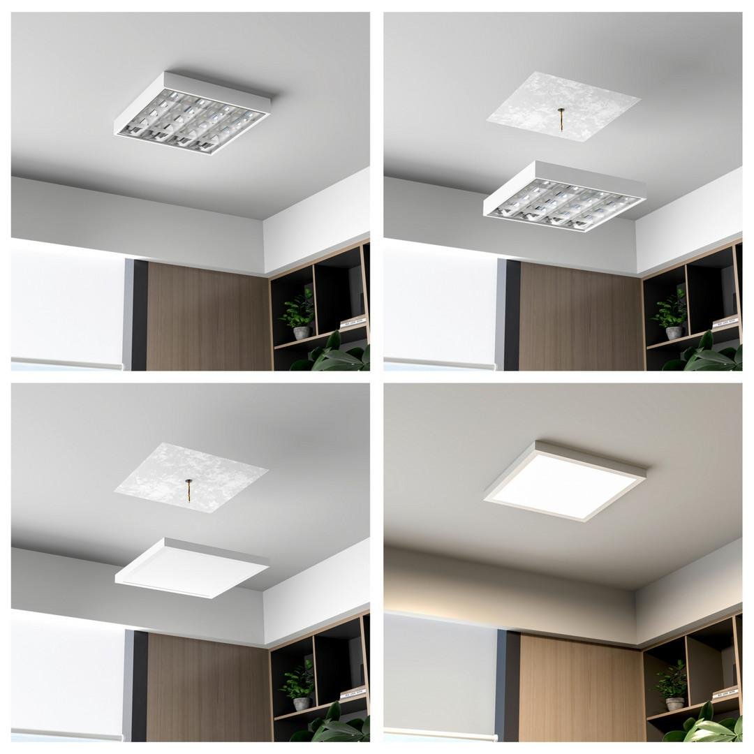 Obrázek produktu Deko-Light stropní přisazené svítidlo - Pro Office Sano 1525, 42W, DALI, 3000/4000K, bílá - LIGHT IMPRESSIONS 18 Obrázek produktu Deko-Light stropní přisazené svítidlo - Pro Office Sano 1525, 42W, DALI, 3000/4000K, bílá - LIGHT IMPRESSIONS 18