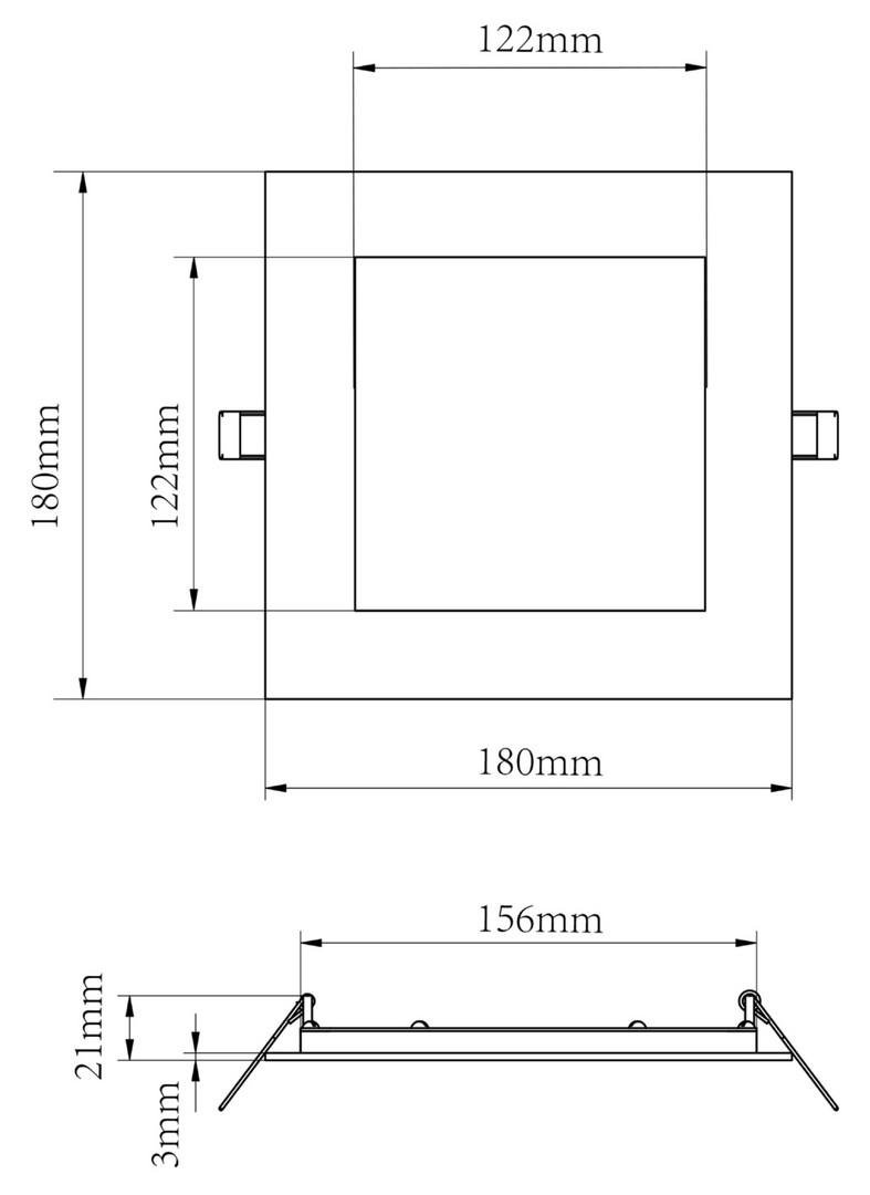 Obrázek produktu Deko-Light vestavné bodové svítidlo - Anik hranaté 155, 17 W, DIM, 3000 K, bílá - LIGHT IMPRESSIONS 2 Obrázek produktu Deko-Light vestavné bodové svítidlo - Anik hranaté 155, 17 W, DIM, 3000 K, bílá - LIGHT IMPRESSIONS 2