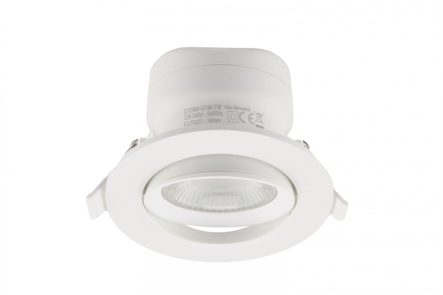 IMPR 565457 Deko-Light vestavné bodové svítidlo - Surtur Tilt 83, 9 W, DIM, 2700/3000/4000 K, bílá - LIGHT IMPRESSIONS