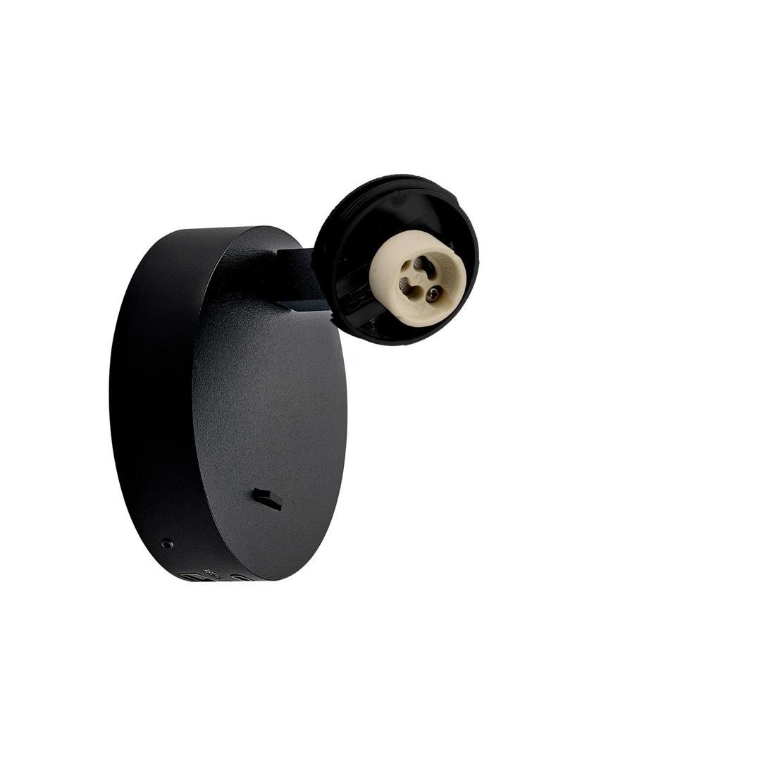 IMPR 341352 Deko-Light svítidlo na čtení Can Tilt kulaté USB základna, 1x 7,5 W GU10, černá - LIGHT IMPRESSIONS
